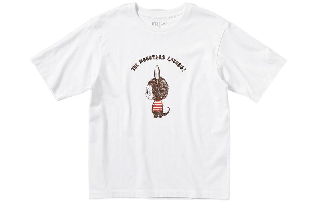 

Футболка Pop Mart X унисекс белая Uniqlo, белый