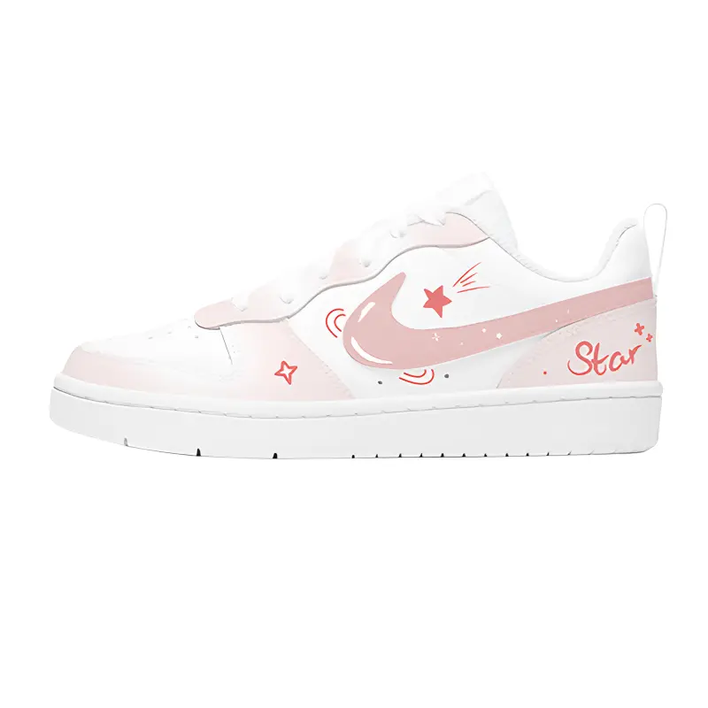 

Nike Детские скейтборд-кроссовки low top, slip resistant, pink star cloud, unisex, leather