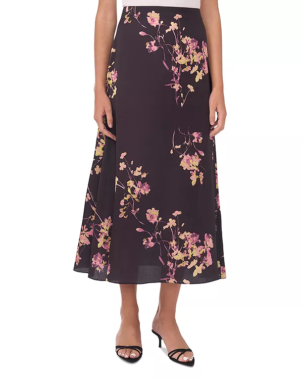 

Миди-Юбка прямого кроя Vince Camuto, черный