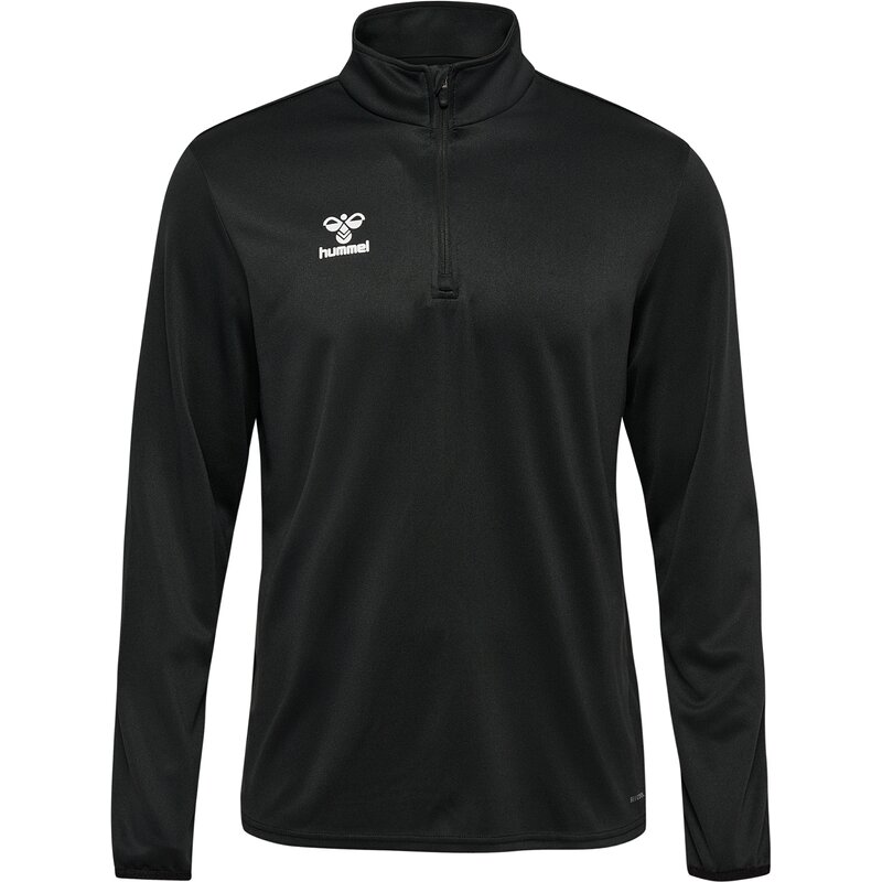 

Толстовка hmlessential с застежкой-молнией на половину длины Hummel, черный