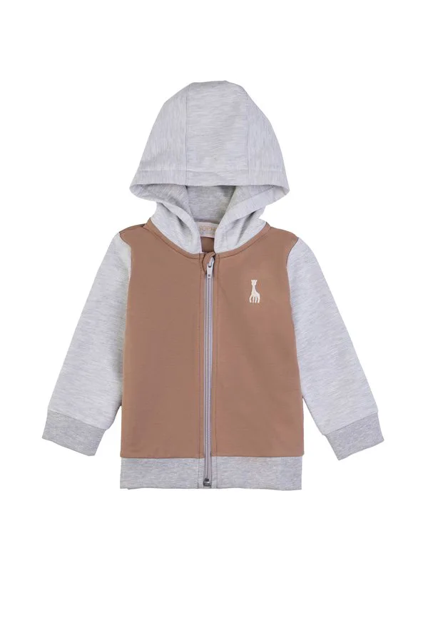 Толстовка на молнии Sophie La Girafe, Grey Melange