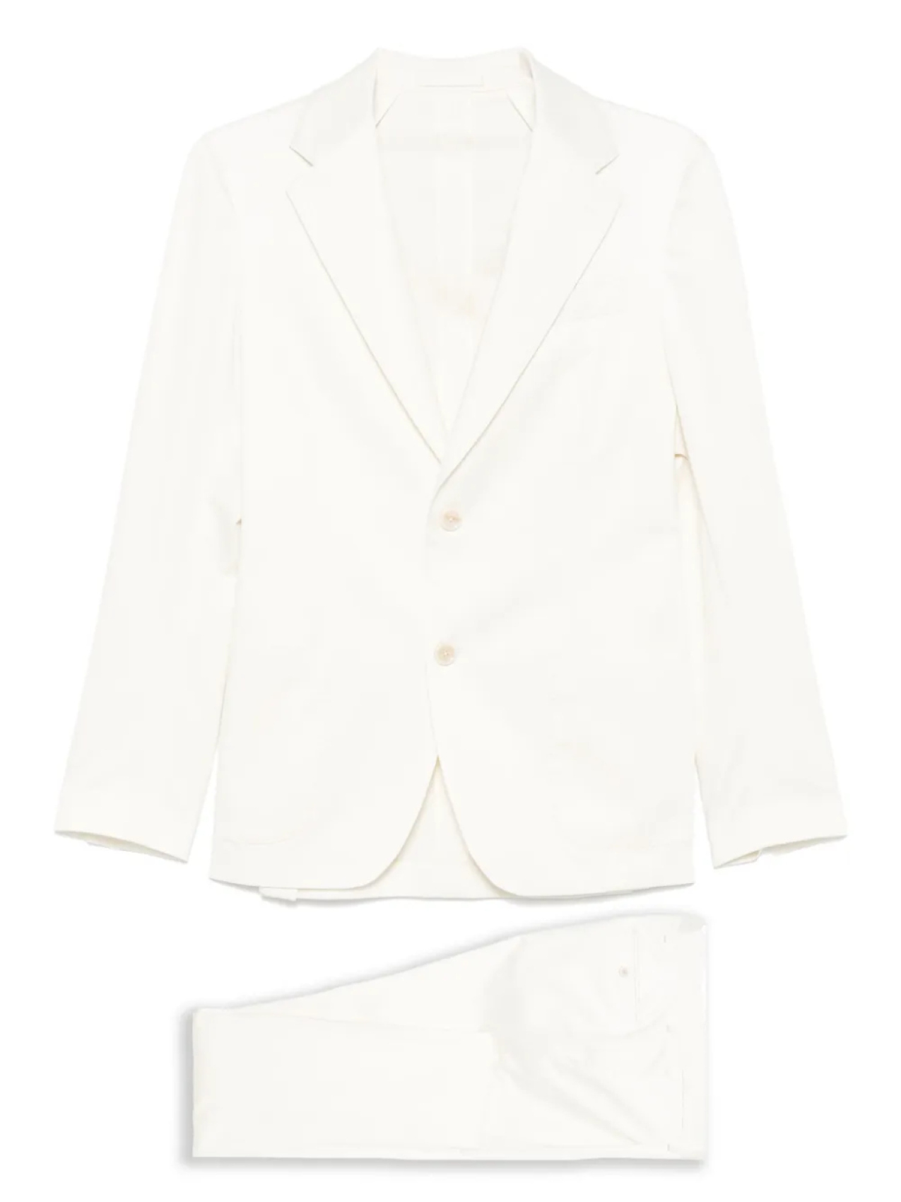 

Костюм с однобортным пиджаком Lardini, белый