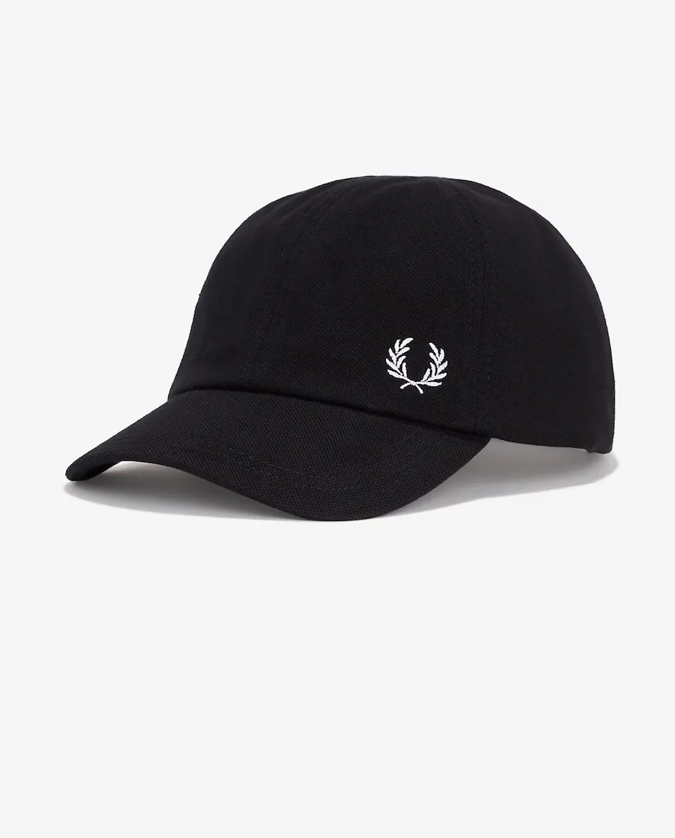 

Регулируемая однотонная мужская кепка Fred Perry, чёрный