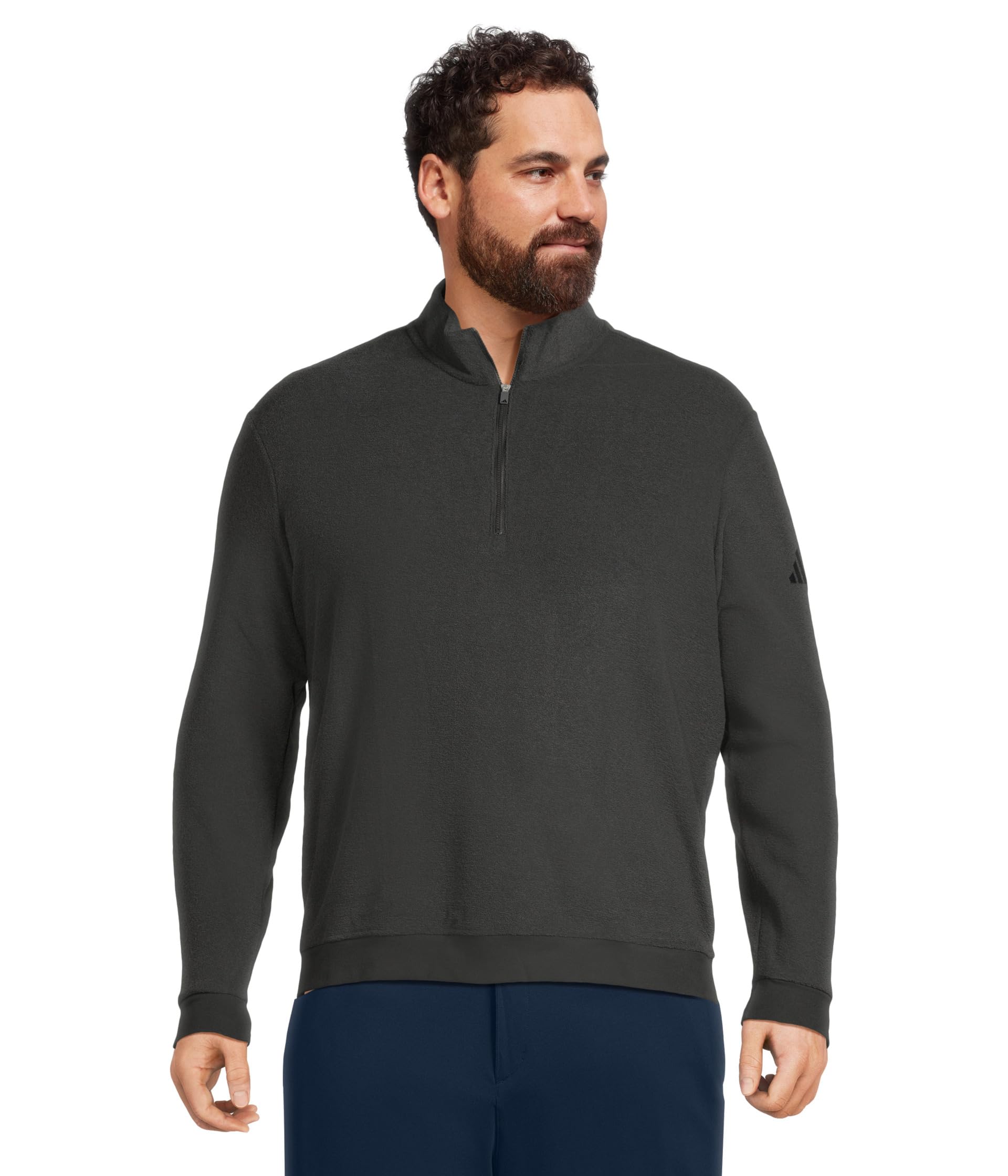

Пуловер adidas Golf Ultimate365 Terry Cloth 1/4 Zip Golf Pullover, черный