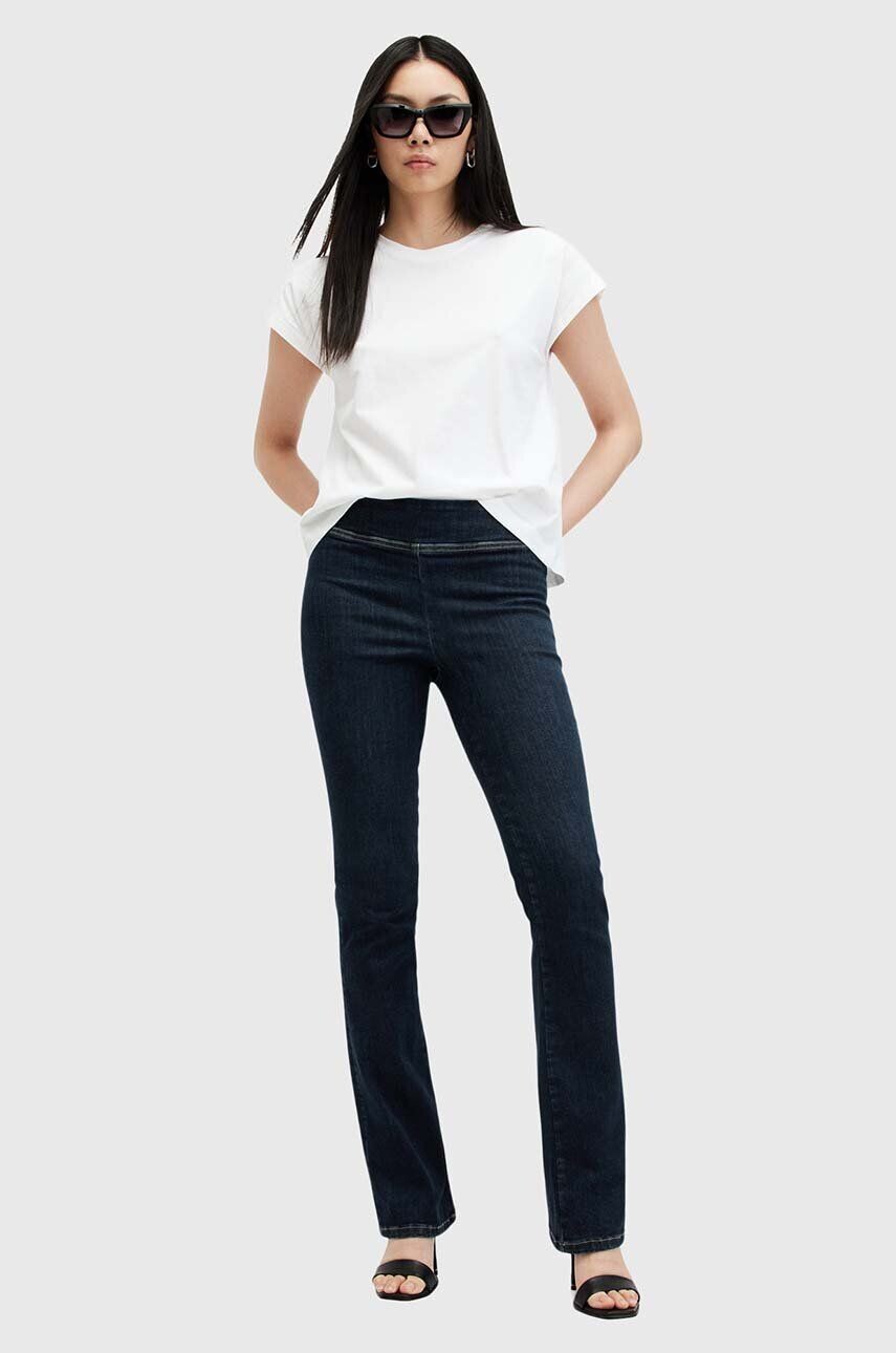 

Джинсы AllSaints из хлопка DANI SIZEME BOOTCUT, темно-синий