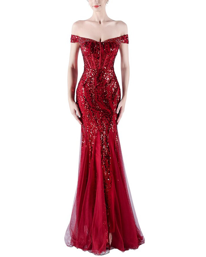 

Макси-платье KALINNU, красный