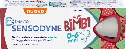 

Зубная паста для детей 0-6 лет - со вкусом клубники Sensodyne
