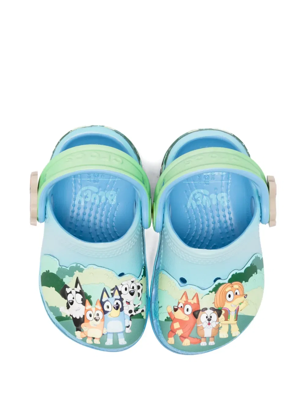 Клоги Bluey Best Buddies Crocs Kids, синий — фото 3