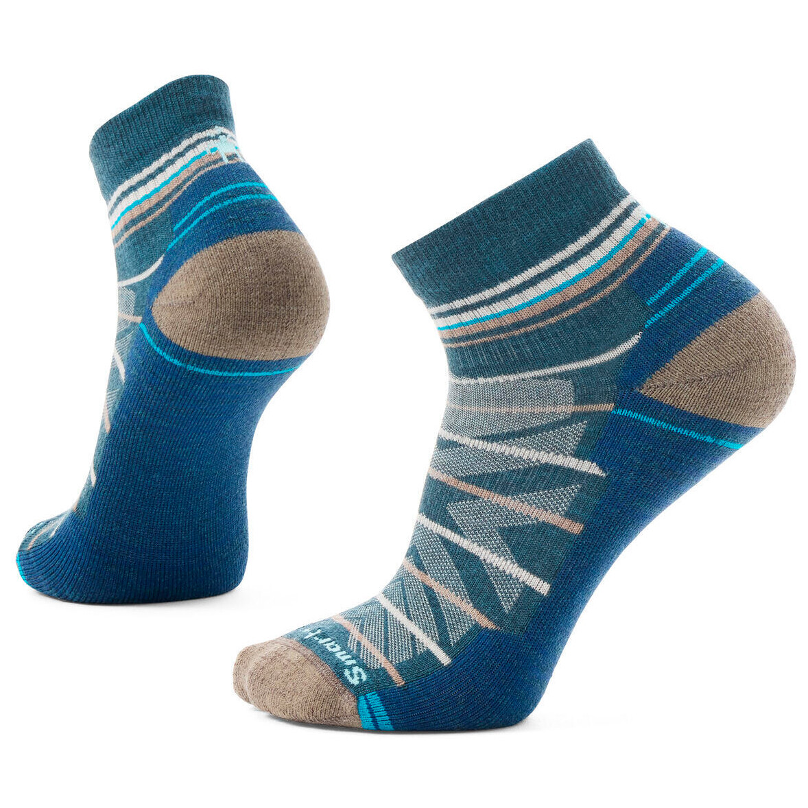 

Походные носки Smartwool Performance Hike Light Cushion Pattern Ankle, цвет Twilight Blue
