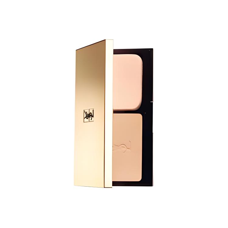 SAINT LAURENT Пудра для лица Xinming Colored Silk Soft Pink Core, стойкая, не переносится, 9 г — фото 2