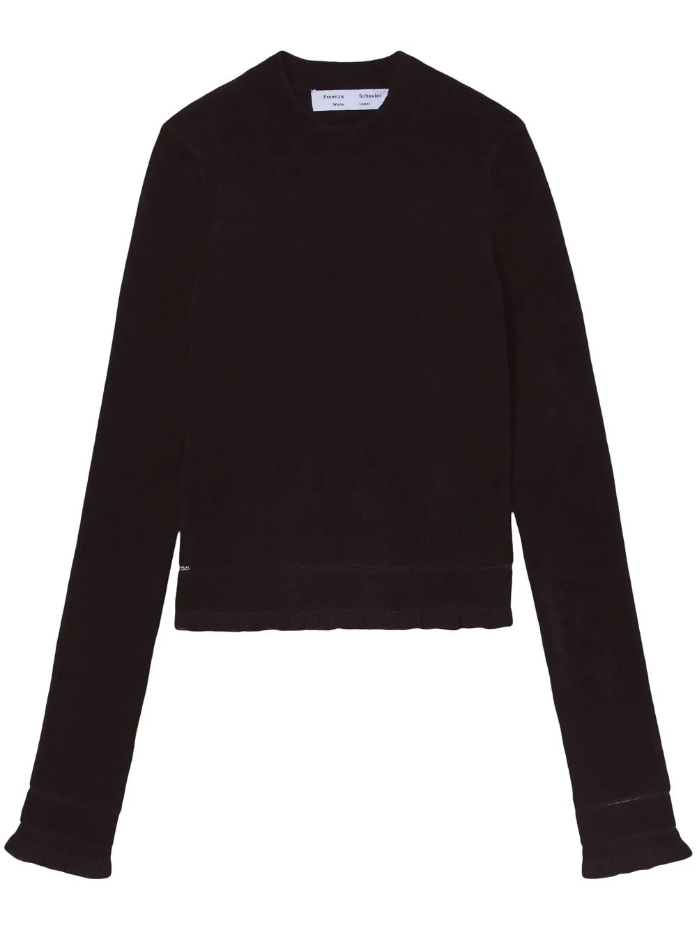 

Укороченный джемпер Proenza Schouler White Label, черный