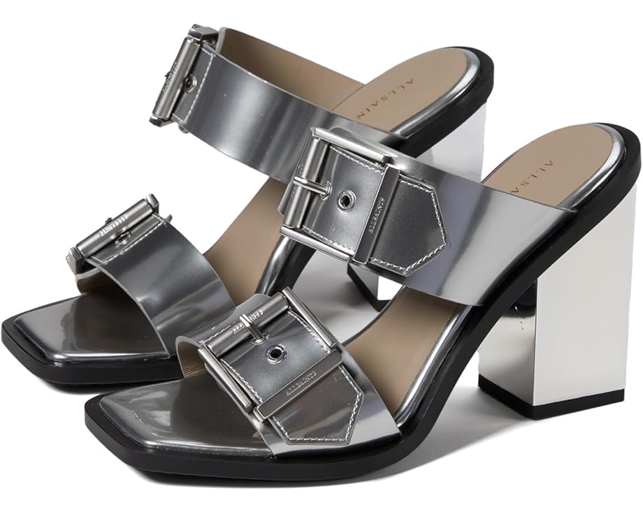 

Туфли AllSaints Camille Mule, цвет Metallic Silver