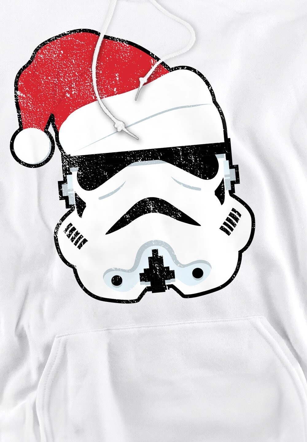 

Толстовка с капюшоном CHRISTMAS STORM TROOPER SANTA PRINT Star Wars, белый