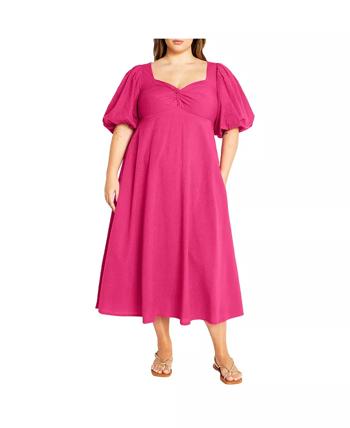 

Платье Hermione Plus Size CITY CHIC, синий