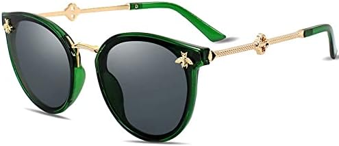 

Солнцезащитные очки для женщин 2026 года, модель «кошачий глаз», модные винтажные солнцезащитные очки, классические квадратные очки для женщин, защита от ультрафиолета UV400 MTZJH, Green