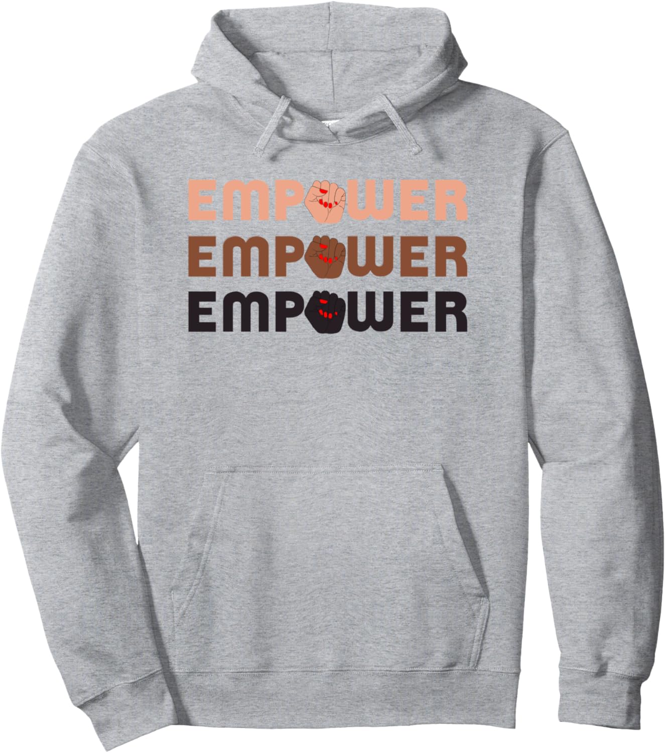 

Худи Empower Raised Fist Word Stack, серая Trendy Apparel, Серый, Худи Empower Raised Fist Word Stack, серая Trendy Apparel