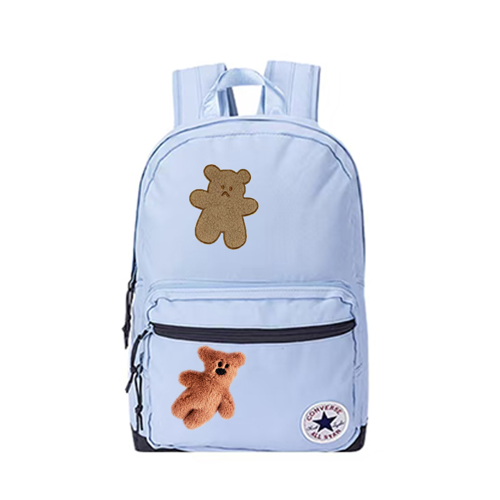 

Converse Полиэстеровый рюкзак женский светло-дымчатый голубой, Brown Bear