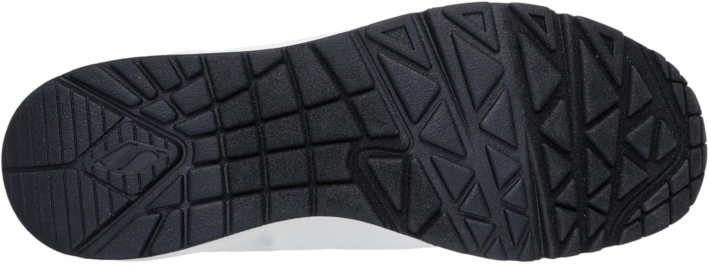 Мужские слипоны Skechers Uno - Banksia Luxe без использования рук, Wht — фото 2