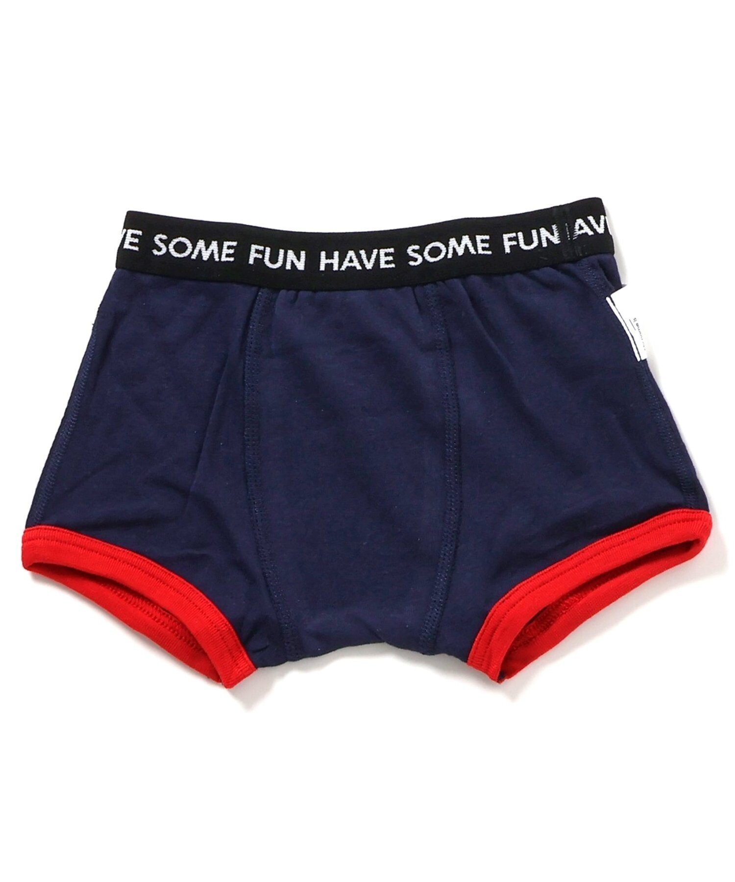 Однотонные и полосатые боксерские шорты BREEZE, Navy Blue