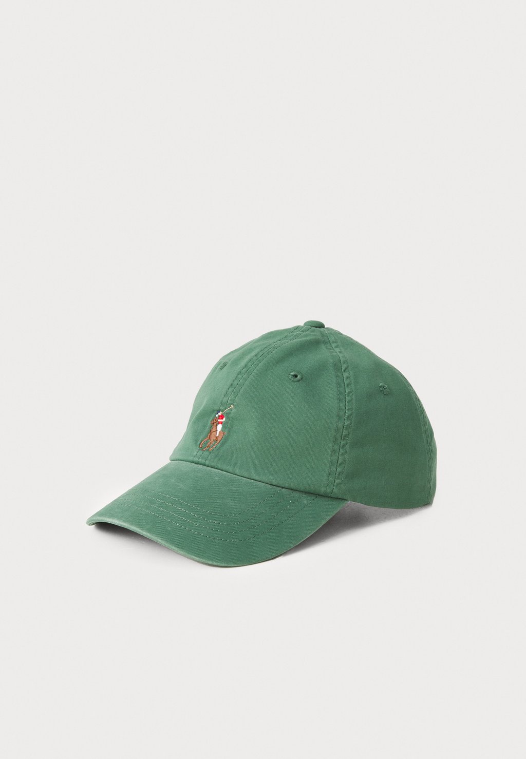 

Бейсболка STRETCH-COTTON TWILL BALL CAP UNISEX Polo Ralph Lauren, темно-зеленый