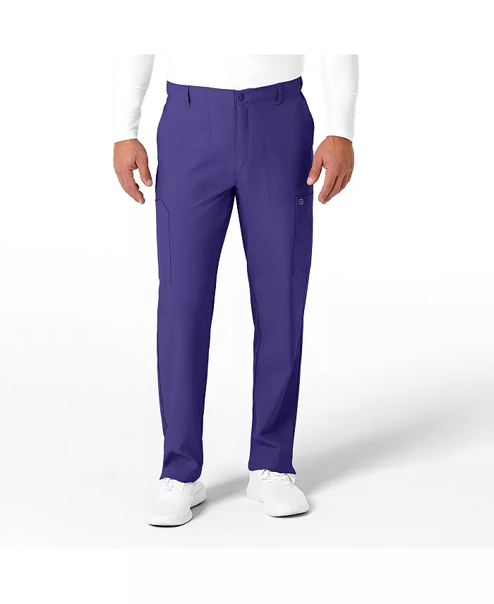 

Мужские брюки W123 Flat Front Cargo Scrub, цвет Charcoal Heather, размер XS Regular Wink, фиолетовый