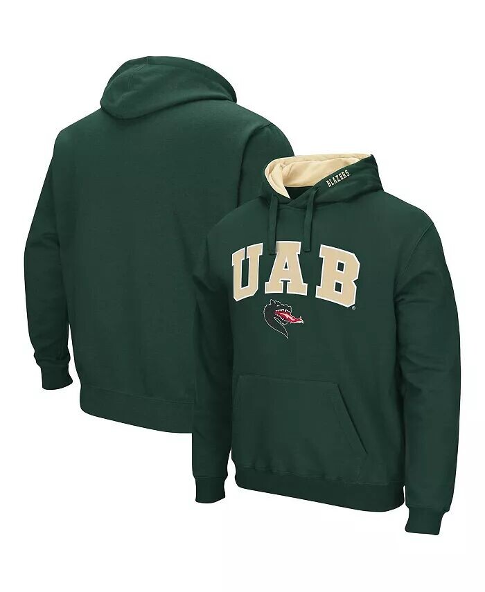 

Мужской пуловер с капюшоном UAB Blazers Arch и Logo Colosseum, серый