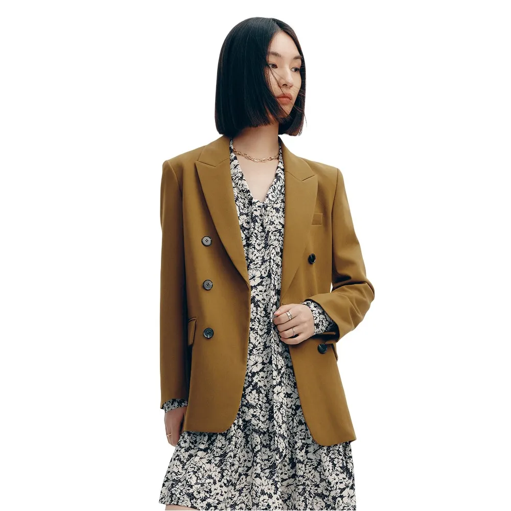 

Блейзер Lily Solid Colour, коричневый