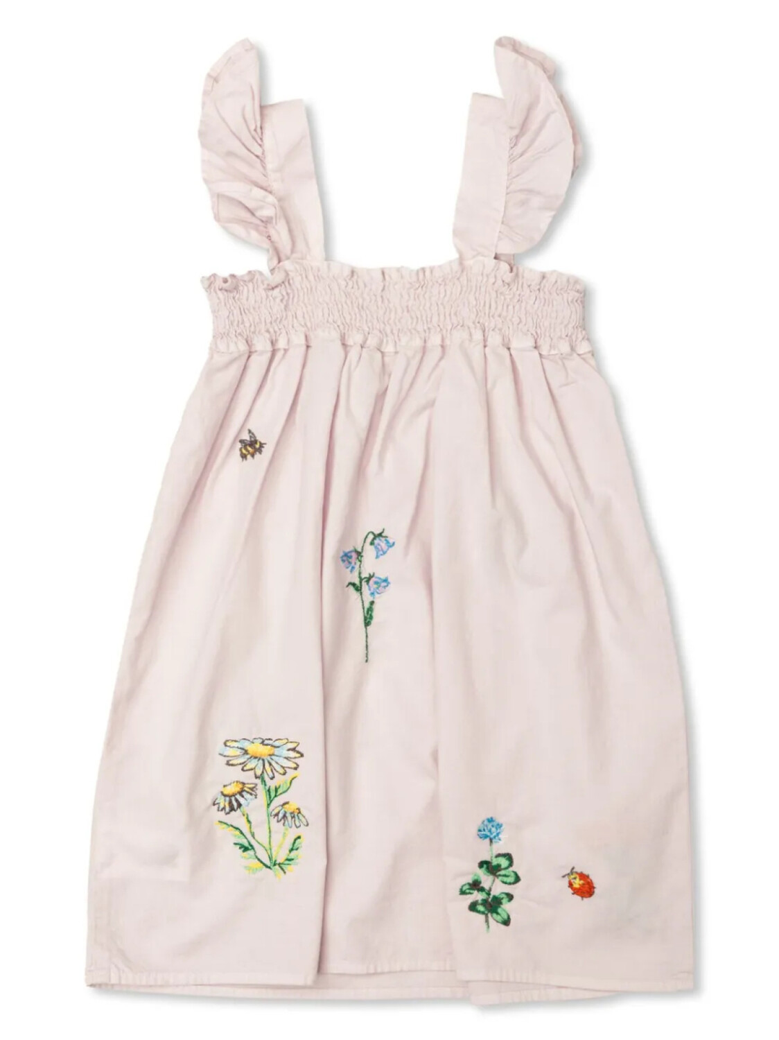 

Stella McCartney Kids вышитое платье, белый