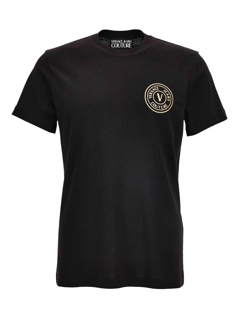 

Футболка с логотипом Versace Jeans Couture, черный