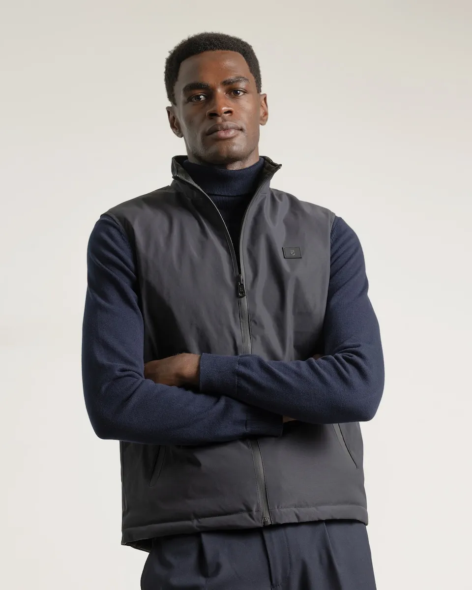 

Мужской двусторонний жилет PuroEgo, темно-синий