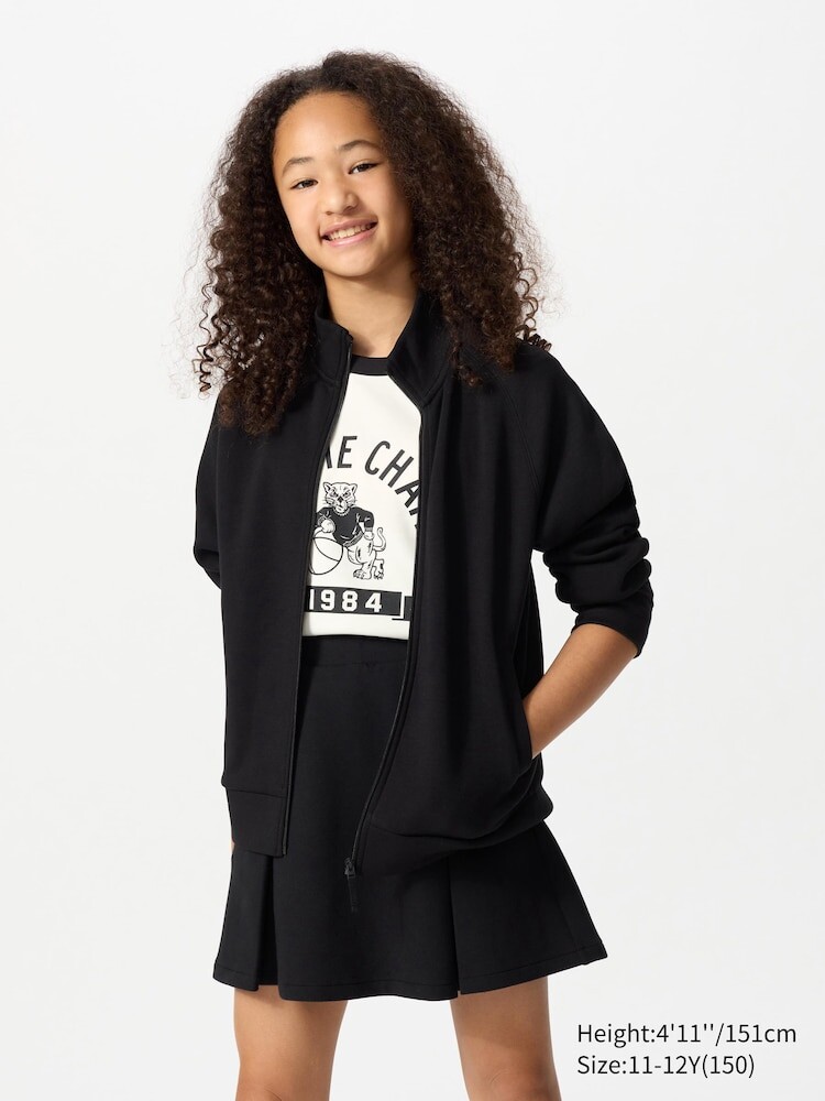

Куртка dry sweat на молнии Uniqlo, цвет 09 черный