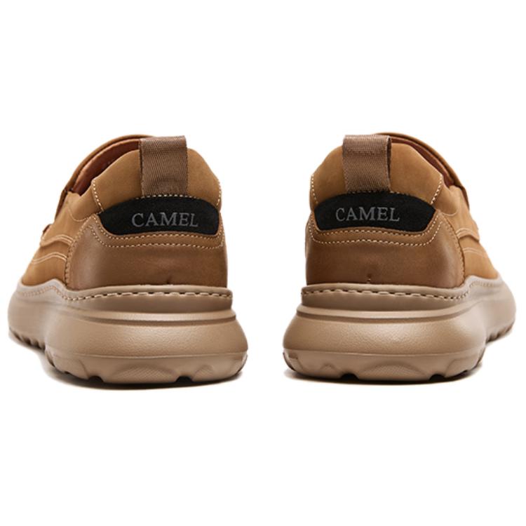 CAMEL Мужские лоферы цвета хаки, землисто-желтый, цвет Earth Yellow — фото 4