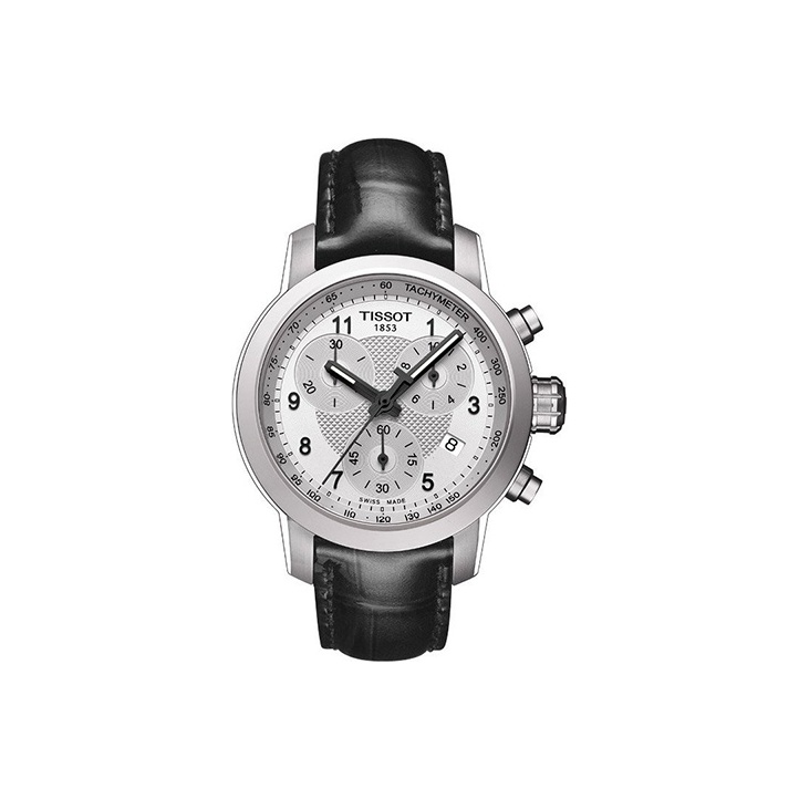 

TISSOT Часы Quartz Movement Women's Watch 34mm Silver Dial Stainless Steel Case Leather Strap, Silver Dial