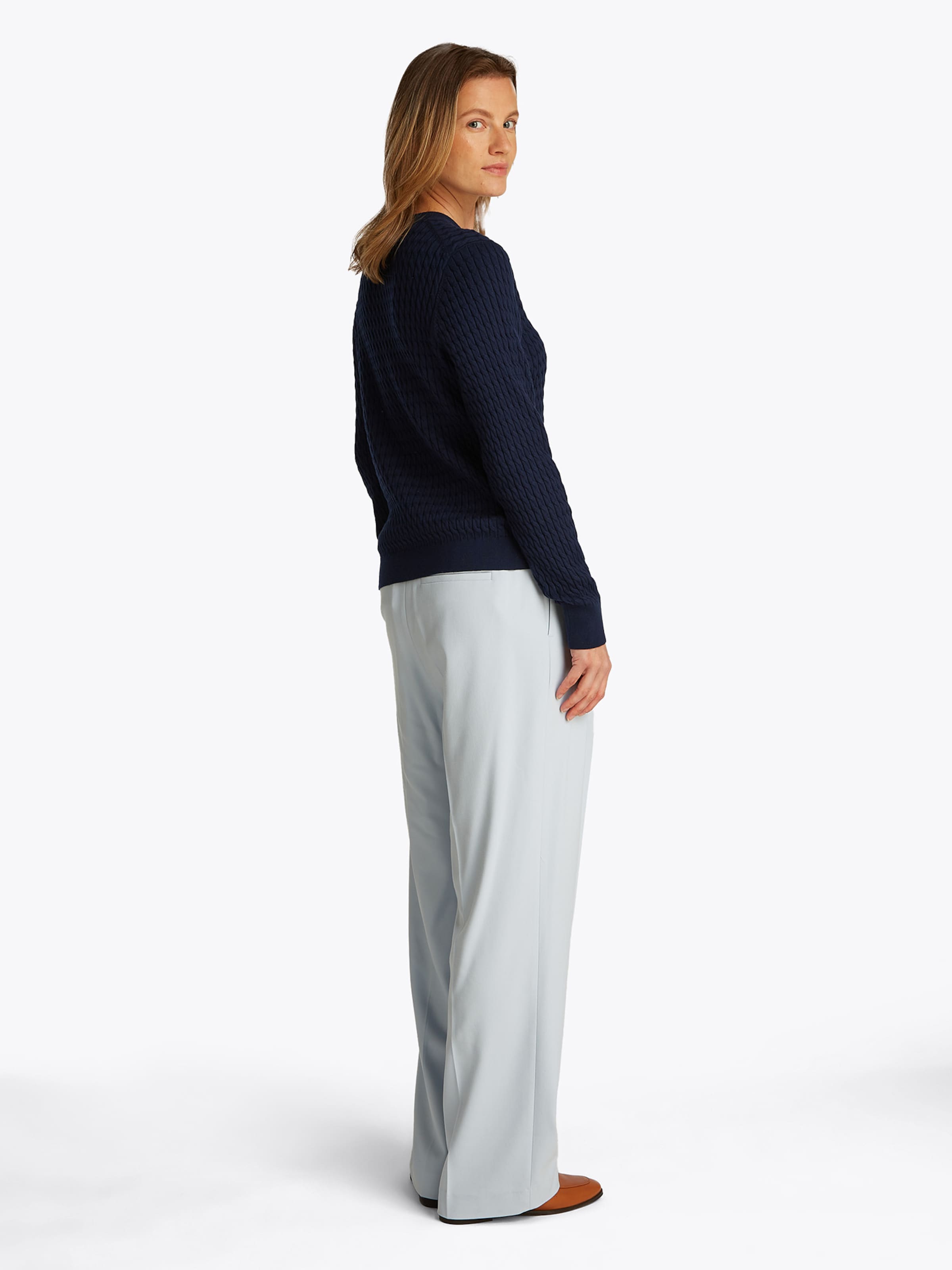 TOMMY HILFIGER Свитер в цвете Marine Blue — фото 4