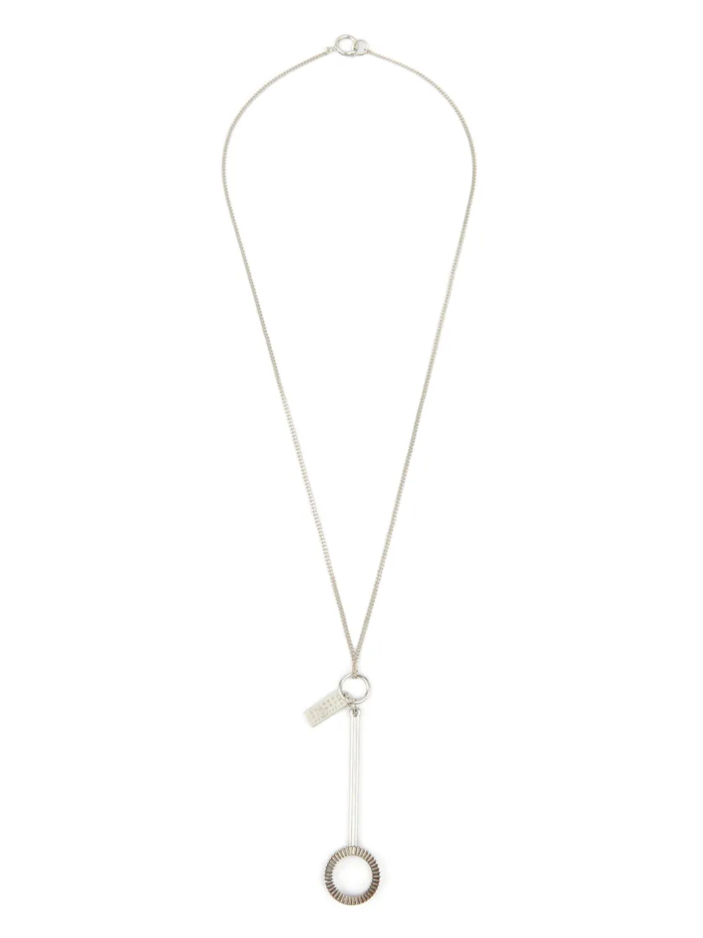 

Колье Numeric MM6 Maison Margiela, серебяный
