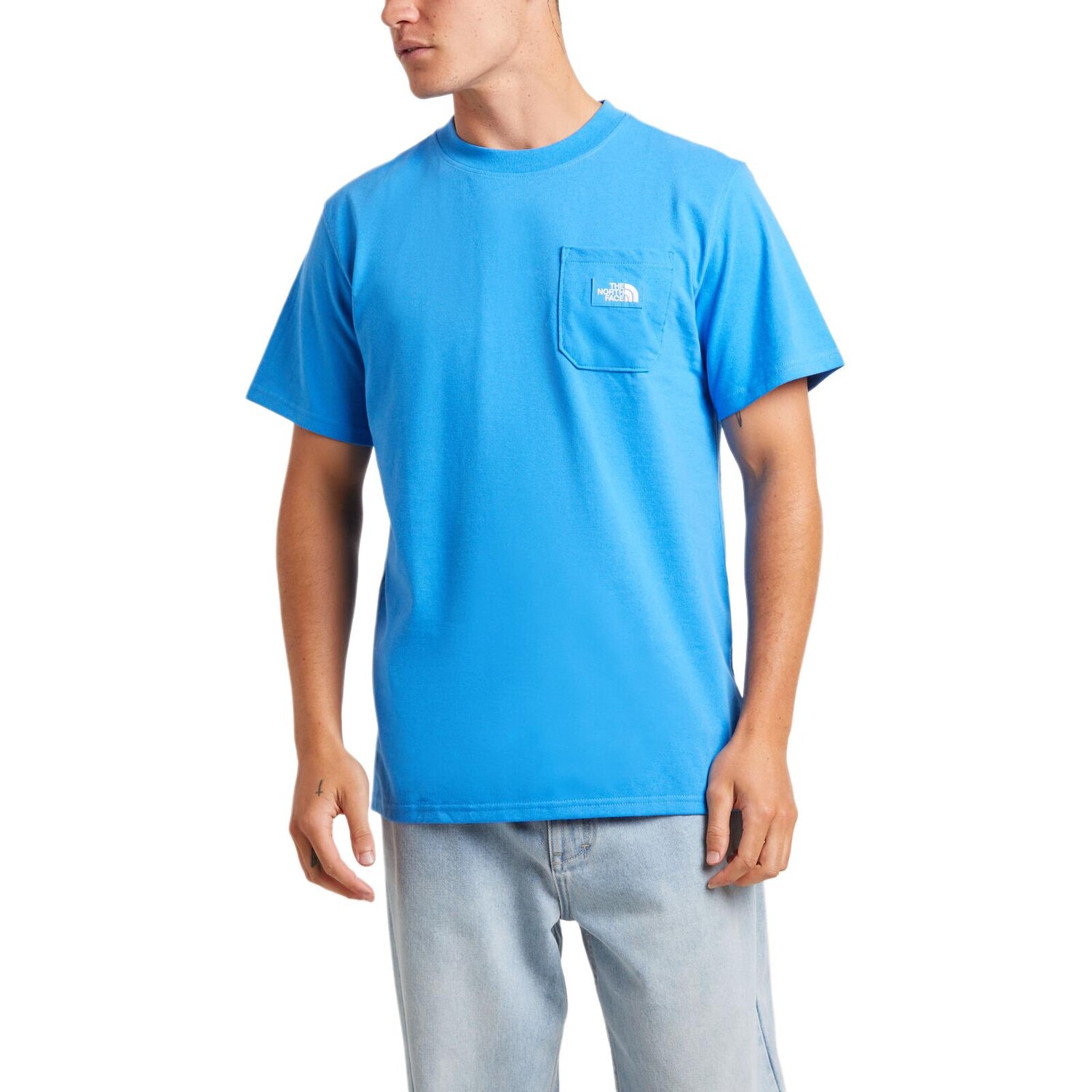 

Футболка мужская синяя The North Face, синий