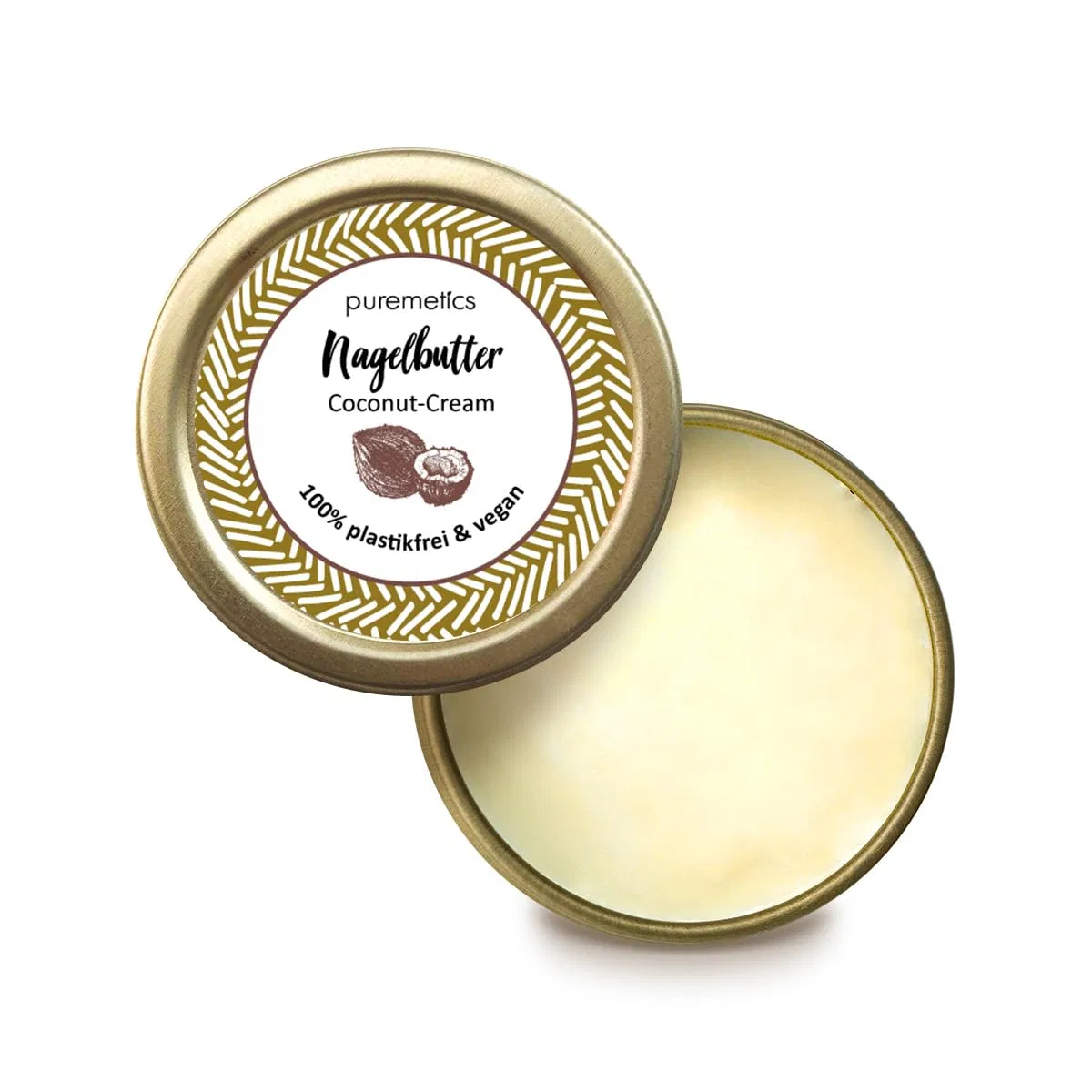 Масло-баттер для ногтей puremetics «Coconut Cream Scent», 10 мл Puremetics