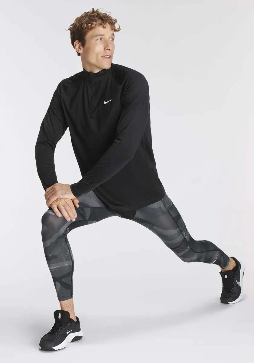 

Футболка для тренировок Nike "DRI-FIT READY MEN'S 1/-ZIP FITNESS TOP", белый