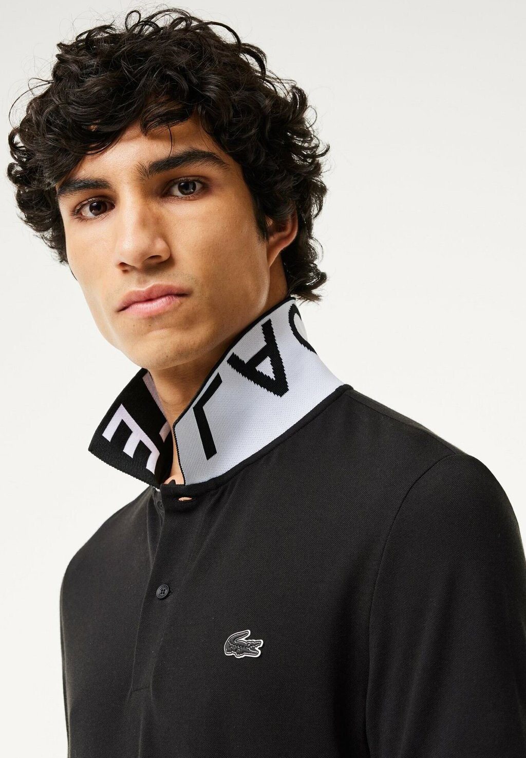 

Поло Lacoste, черный