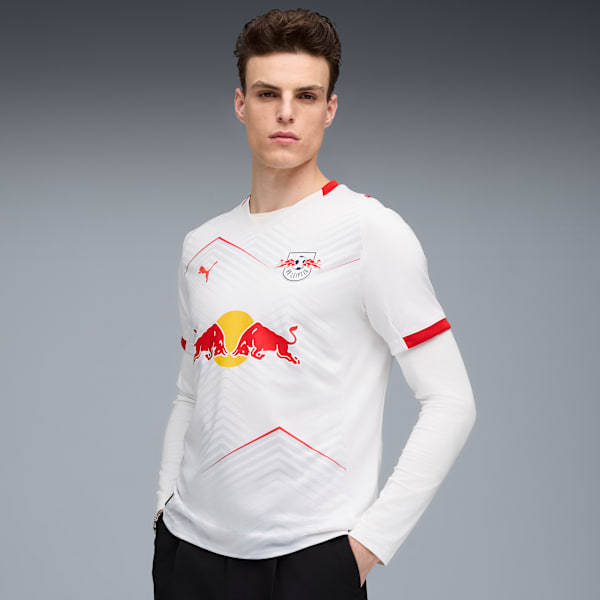 

Мужская футбольная майка Rb Leipzig 25/26 Home Replica Puma, белый