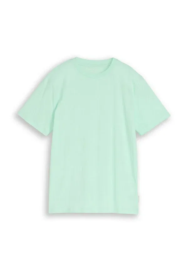 Футболка Tom Tailor T-shirt mit print basic t-shirt, мягкий сахарно-зеленый