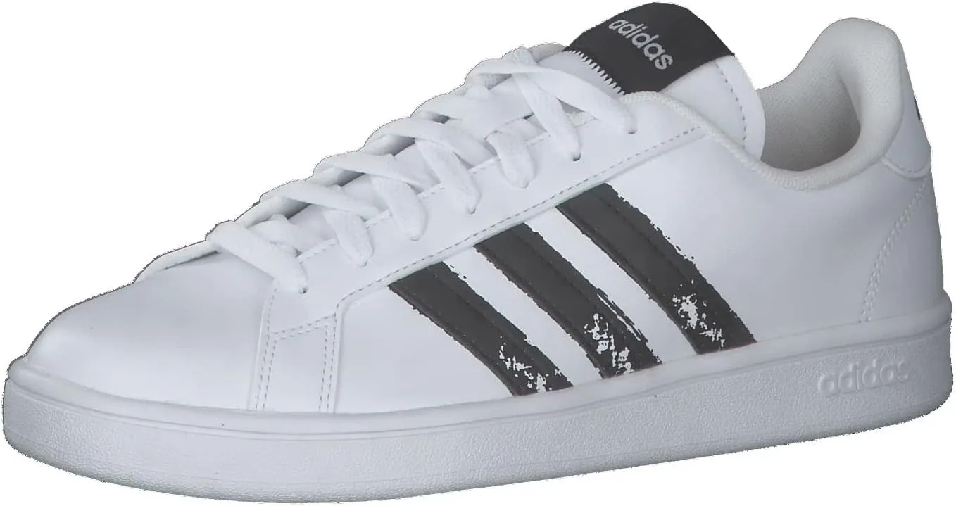 Кроссовки унисекс Grand Court Base 00s из замши и резины JQ6018 adidas, черный