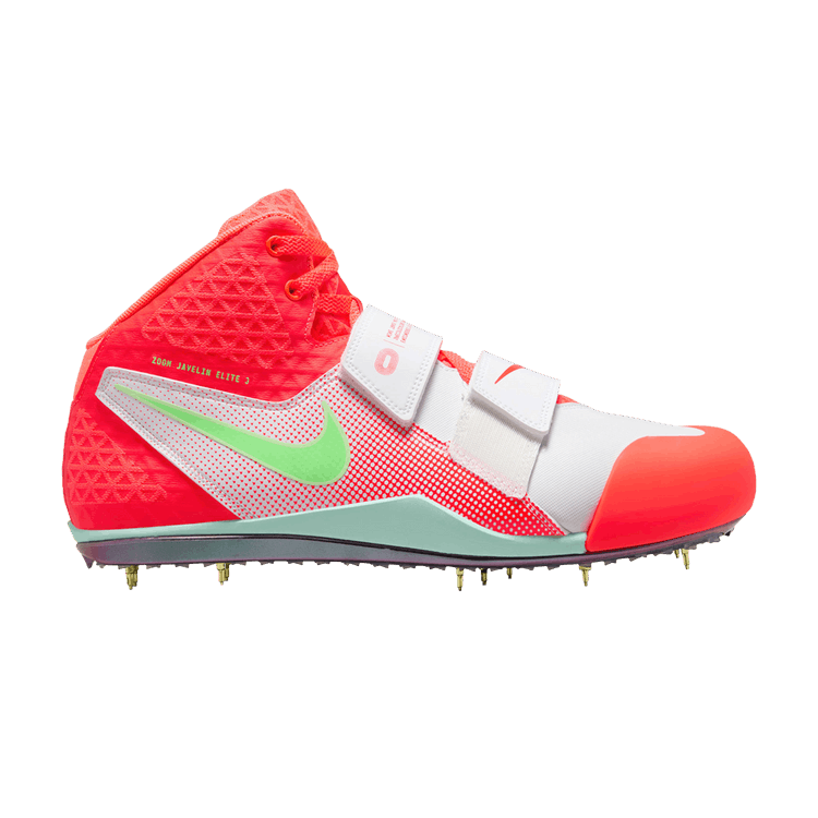

Бутсы Nike Zoom Javelin Elite 3 'Bright Crimson Lime Blast', красный