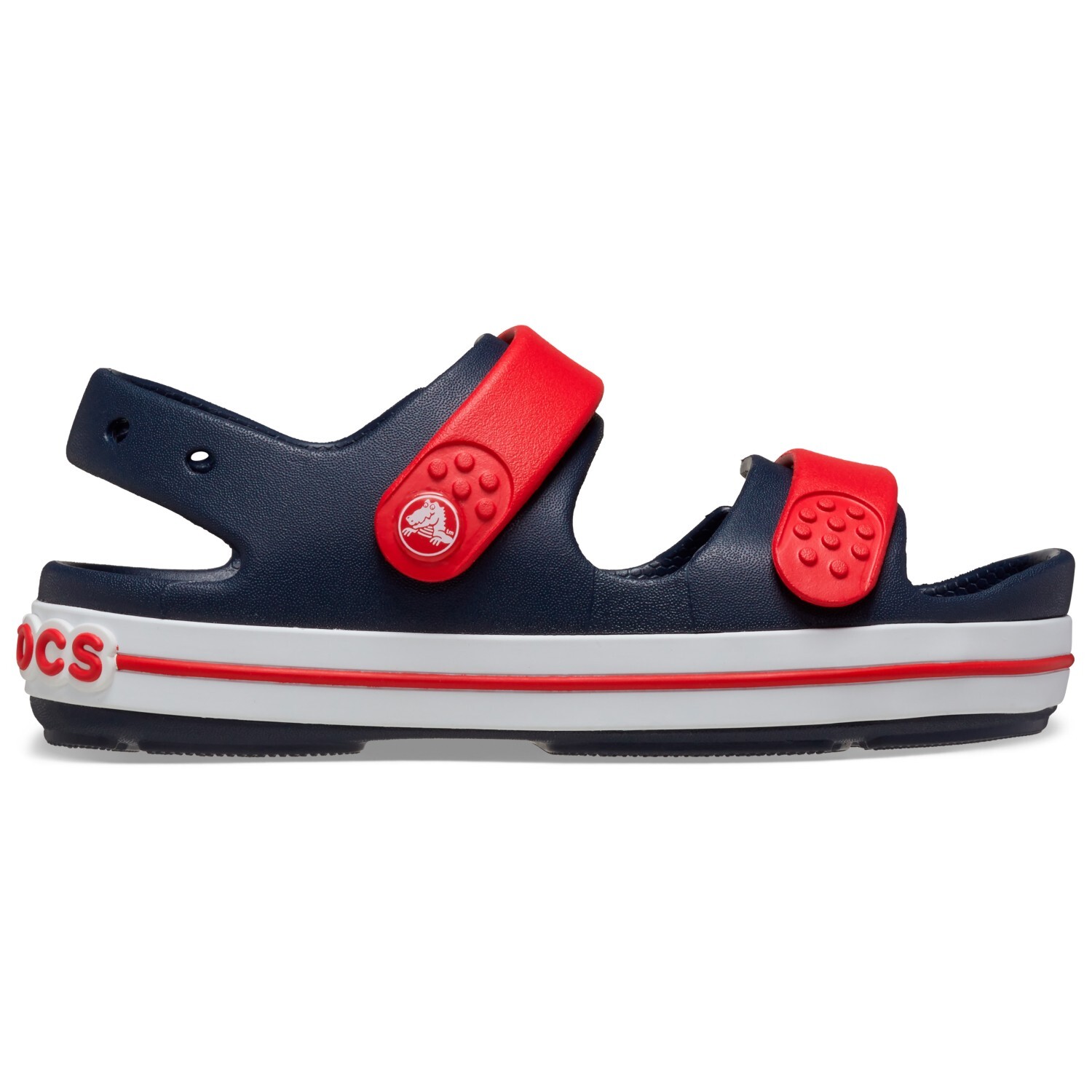 

Сандалии Crocs Kid's Crocband Cruiser Sandal, цвет Navy/Varsity Red