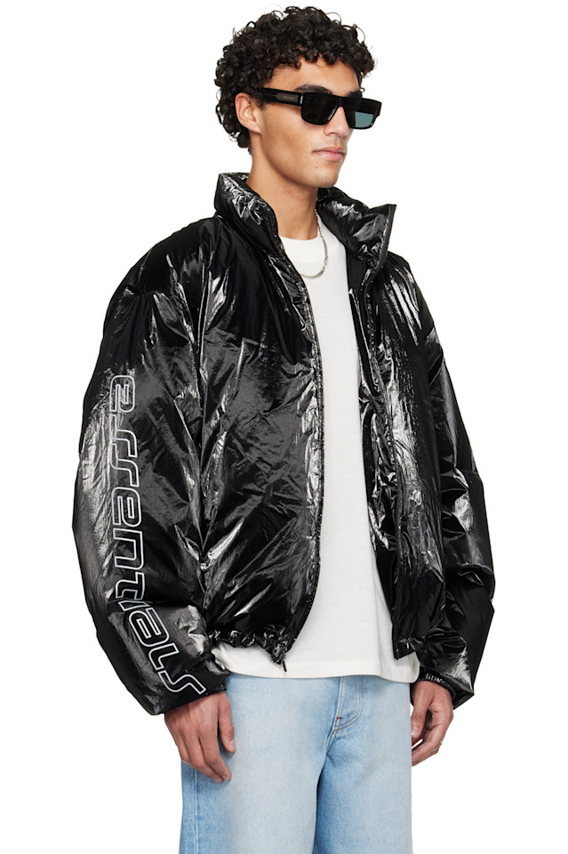 Fear Of God Essentials Черная праздничная пуховая куртка — фото 2
