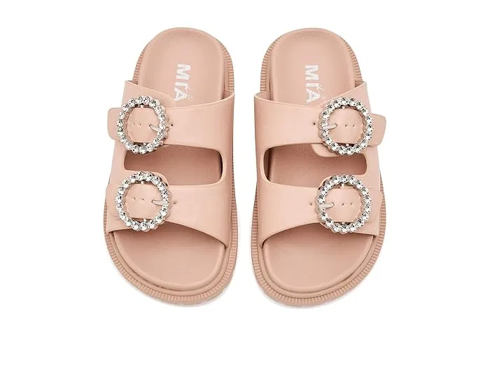 Сандалии с двойным ремешком Elodee Too Mia Kids, Blush — фото 3