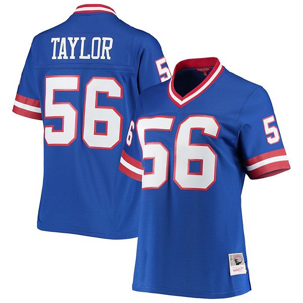 

Женская реплика футболки lawrence taylor royal new york giants 1986 legacy Mitchell & Ness
