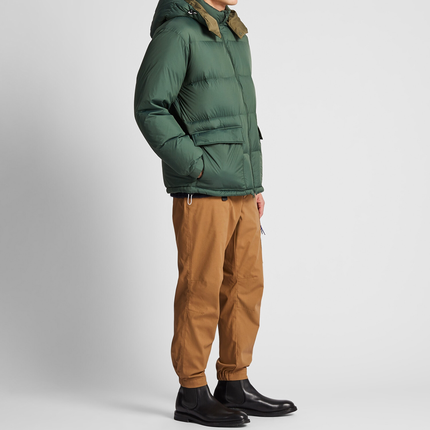 Утепленная куртка Uniqlo + Jw Anderson Co-Branded Series, 58 темно-зеленый — фото 2