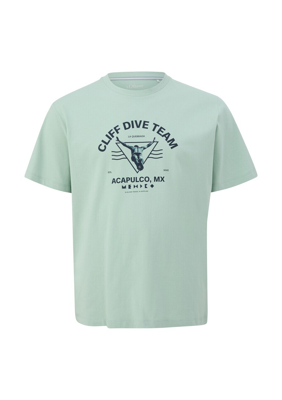 

Классическая футболка s.Oliver Shirt, зеленый