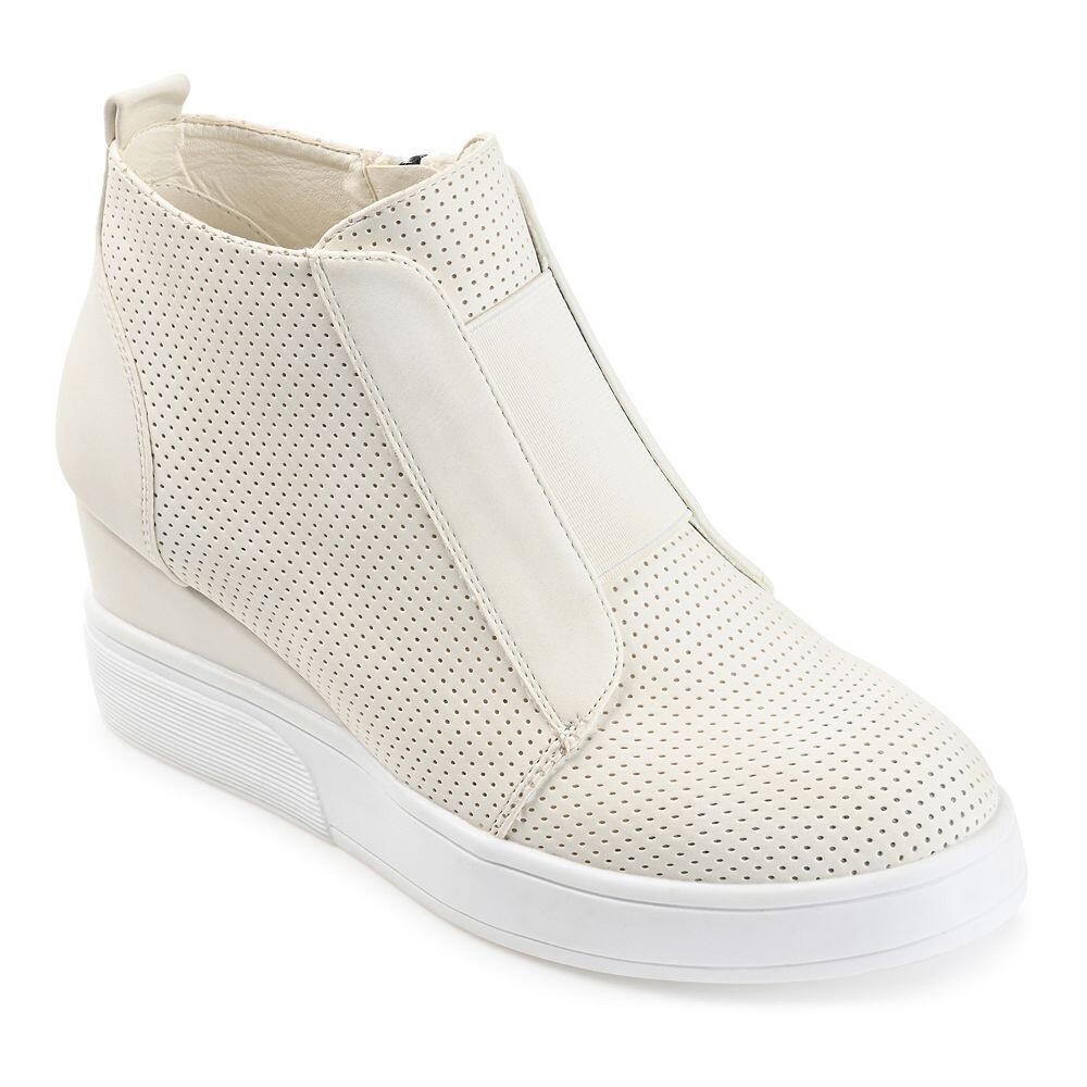 Женские кроссовки на танкетке Journee Collection Clara, цвет Bone